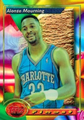 1993 Finest Alonzo Mourning #201 Basketball Card