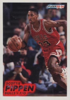 1993 Fleer Scottie Pippen #32 Basketball Card