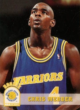 1993 Hoops Chris Webber #341 Basketball Card