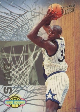 1993 Ultra Famous Nicknames Shaquille O'Neal #13 Basketball Card