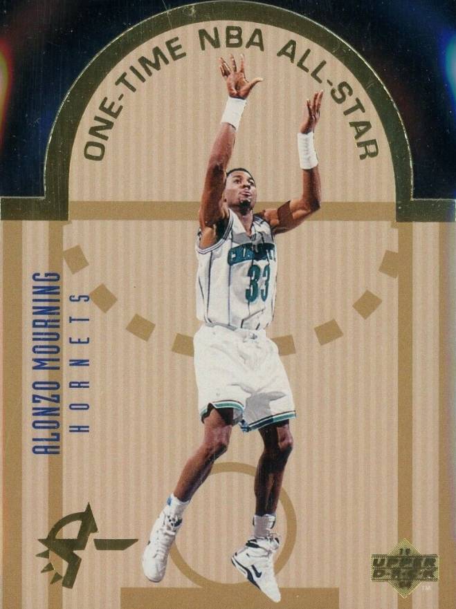 1993 Upper Deck SE Die-Cut All-Stars East/West Alonzo Mourning #E2 Basketball Card