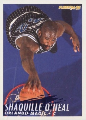 1994 Fleer Shaquille O'Neal #160 Basketball Card