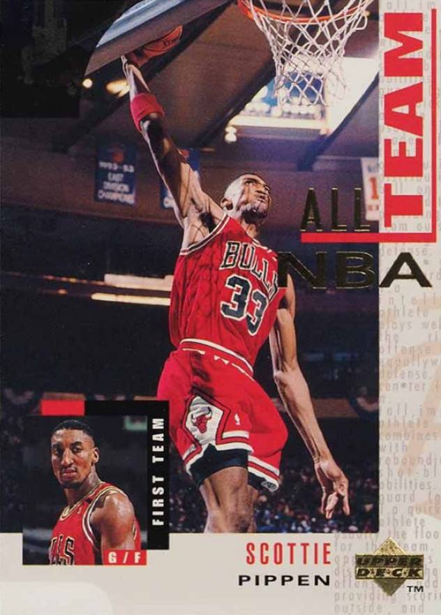 1994 Upper Deck Scottie Pippen #11 Basketball Card