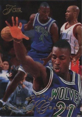 1995 Flair Kevin Garnett #206 Basketball Card