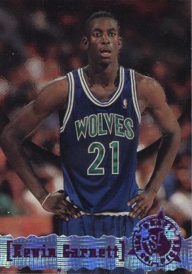 1995 Stadium Club Kevin Garnett #343 Basketball Card