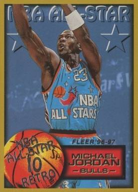 1996 Fleer Michael Jordan #282 Basketball Card