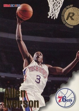 1996 Hoops Allen Iverson #295 Basketball Card