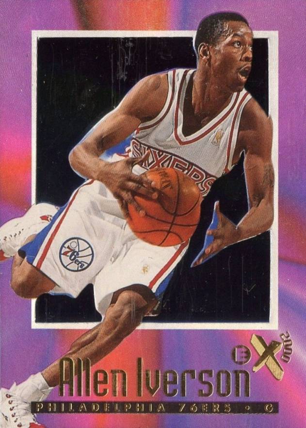 1996 Skybox E-X2000 Allen Iverson #53 Basketball Card