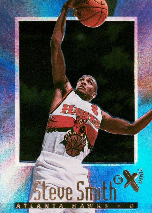1996 Skybox E-X2000 Steve Smith #3 Basketball Card