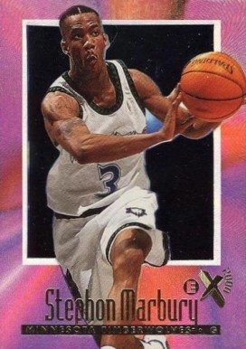 1996 Skybox E-X2000 Stephon Marbury #42 Basketball Card
