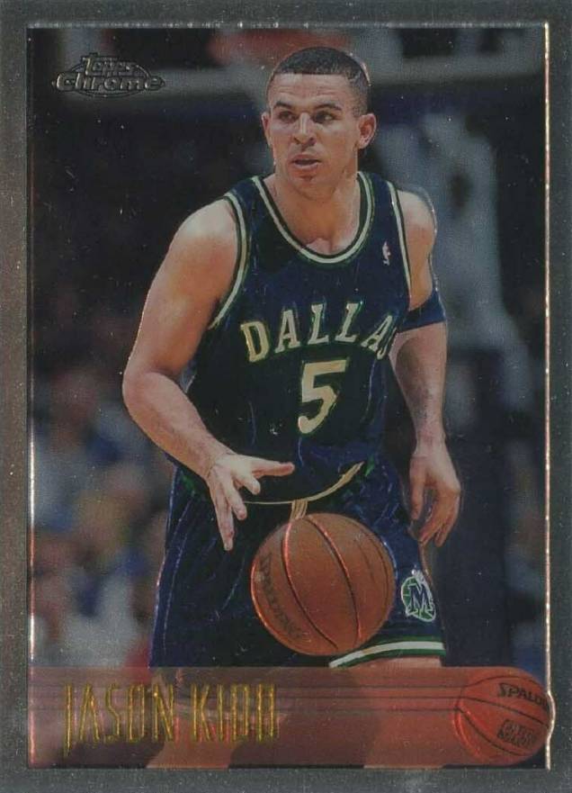 1996 Topps Chrome Jason Kidd #5 Basketball Card