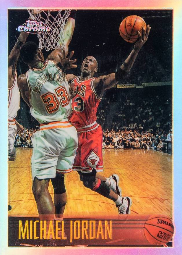 1996 Topps Chrome Michael Jordan #139 Basketball Card