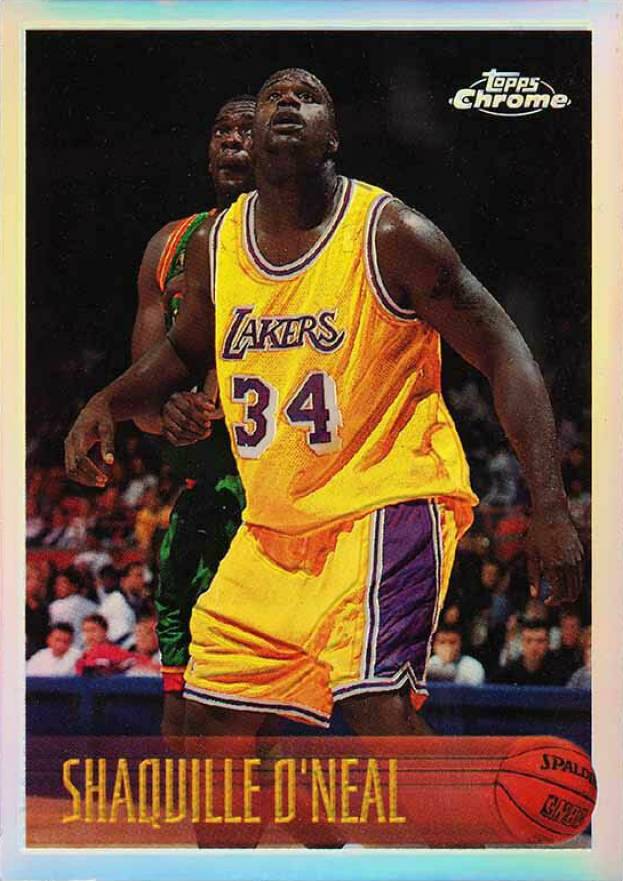1996 Topps Chrome Shaquille O'Neal #220 Basketball Card