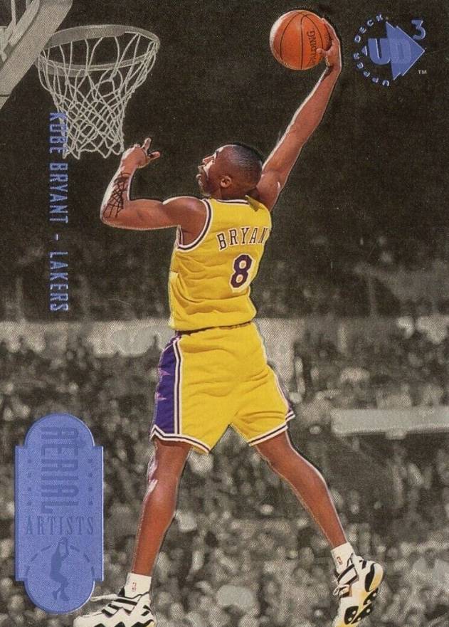 1996 UD3 Kobe Bryant #43 Basketball Card