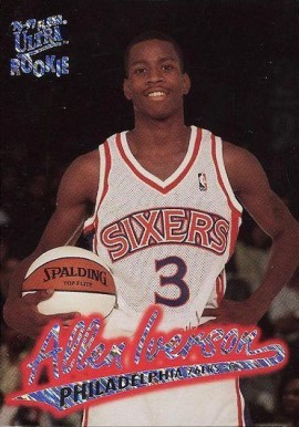 1996 Ultra Platinum Medallion Allen Iverson #P82 Basketball Card