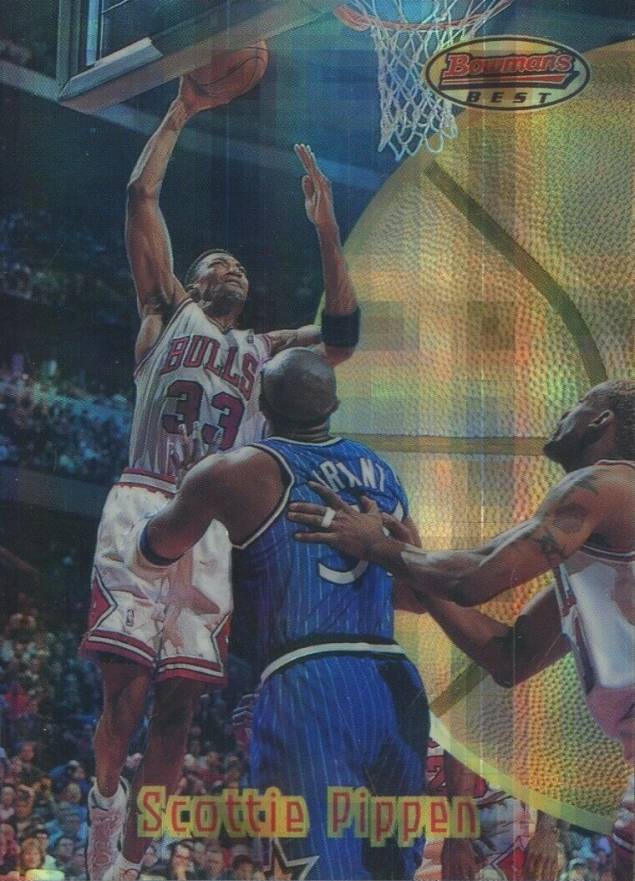 1997 Bowman's Best Scottie Pippen #1 Basketball Card
