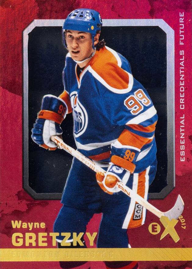 2016 Fleer Showcase E-X2017 Wayne Gretzky #3 Hockey Card