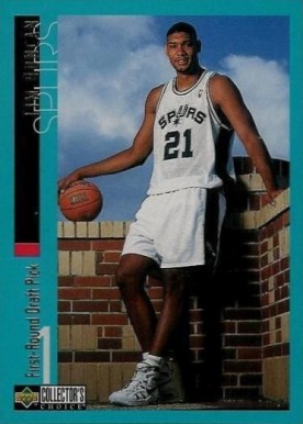 1997 Collector's Choice Draft Trade Tim Duncan #1 Basketball Card