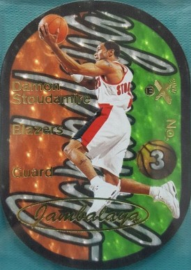 1997 Skybox E-X2001 Jambalaya Damon Stoudamire #13 Basketball Card