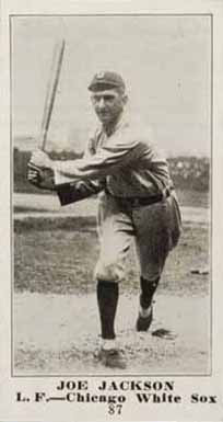 1916 Sporting News Joe Jackson #87 Baseball Card