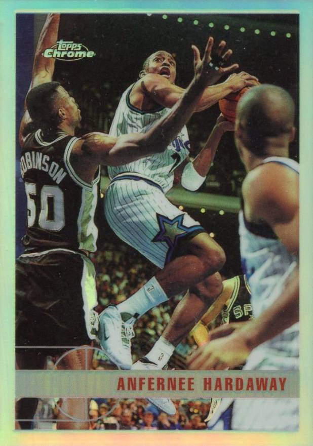 1997 Topps Chrome Anfernee Hardaway #218 Basketball Card