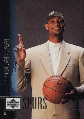 1997 Upper Deck Tim Duncan #114 Basketball Card