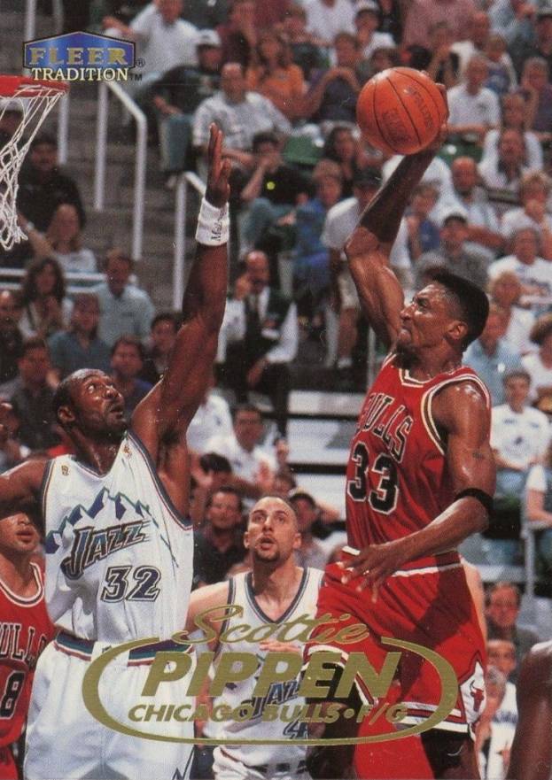 1998 Fleer Tradition Scottie Pippen #66 Basketball Card