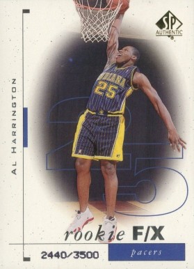 1998 SP Authentic Al Harrington #113 Basketball Card
