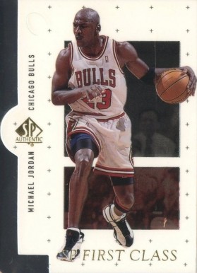 1998 SP Authentic First Class Michael Jordan #FC1 Basketball Card