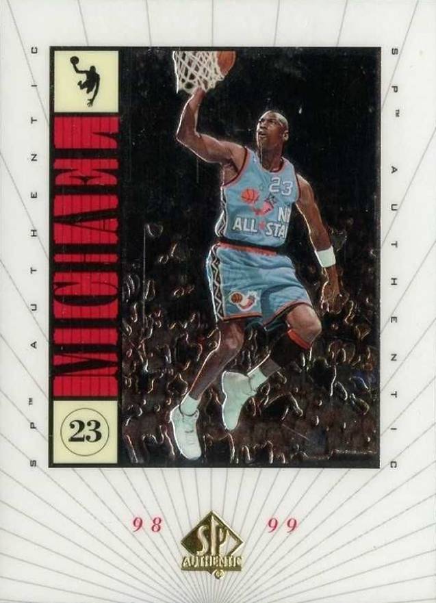 1998 SP Authentic Michael Michael Jordan #M9 Basketball Card