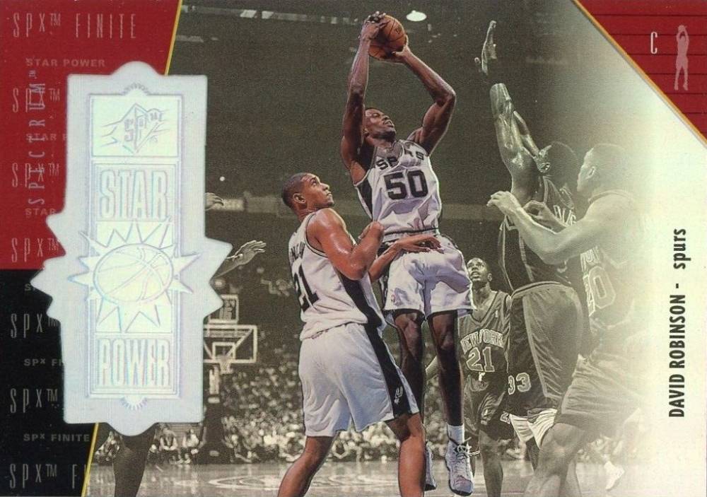 1998 SPx Finite Spectrum David Robinson #133 Basketball Card