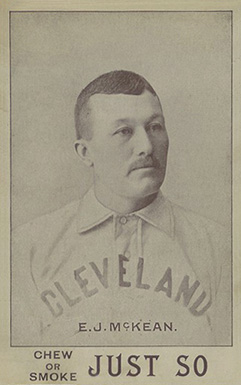 1893 Just So Tobacco E.J. McKean #9 Baseball Card