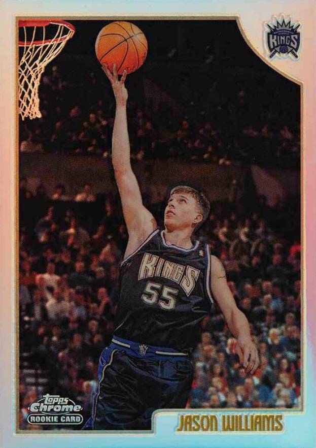 1998 Topps Chrome Jason Williams #153 Basketball Card