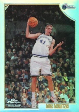1998 Topps Chrome Dirk Nowitzki #154 Basketball Card