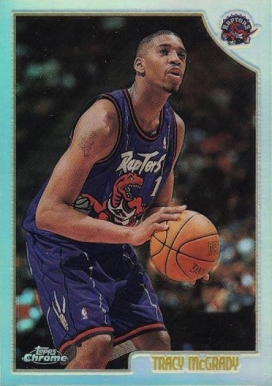 1998 Topps Chrome Tracy McGrady #162 Basketball Card