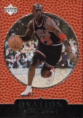 1998 Upper Deck Ovation Michael Jordan #7 Basketball Card