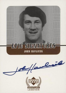1999 Upper Deck Century Legends Epic Signatures John Havlicek #JH Basketball Card