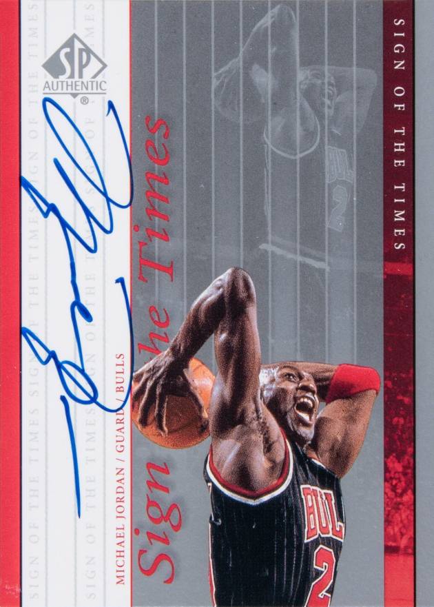 1999 SP Authentic Sign of the Times Michael Jordan #MJ Basketball Card