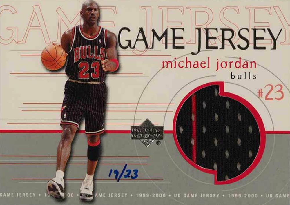 1999 Upper Deck Game Jersey Michael Jordan #MJ Basketball Card