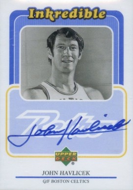 1999 Upper Deck Retro Inkredible John Havlicek #JH Basketball Card