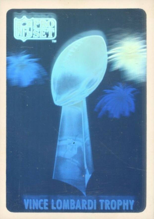 1990 Pro Set Vince Lombardi Trophy # Football Card