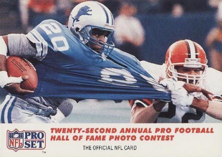 1990 Pro Set Felix Wright Grabbing Barry... #794 Football Card