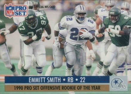 1990 Pro Set Emmitt Smith #800 Football Card