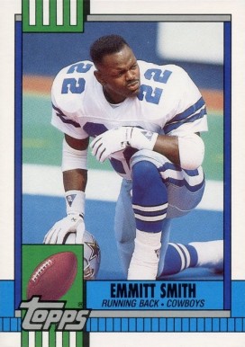 1990 Topps Traded Emmitt Smith #27T Football Card