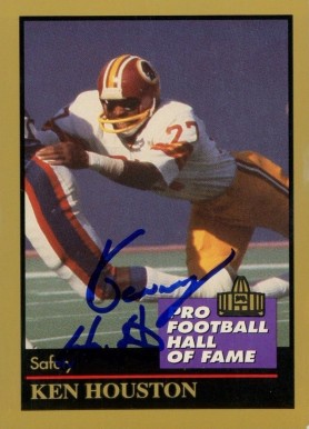 1991 ENOR Pro Football HOF Ken Houston #67 Football Card
