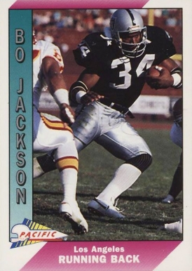 1991 Pacific Prototypes Bo Jackson #32 Football Card