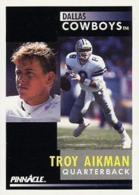 1991 Pinnacle Troy Aikman #6 Football Card