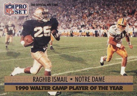 1991 Pro Set Rocket Ismail #36 Football Card