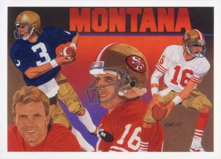 1991 Upper Deck Heroes Joe Montana #9 Football Card