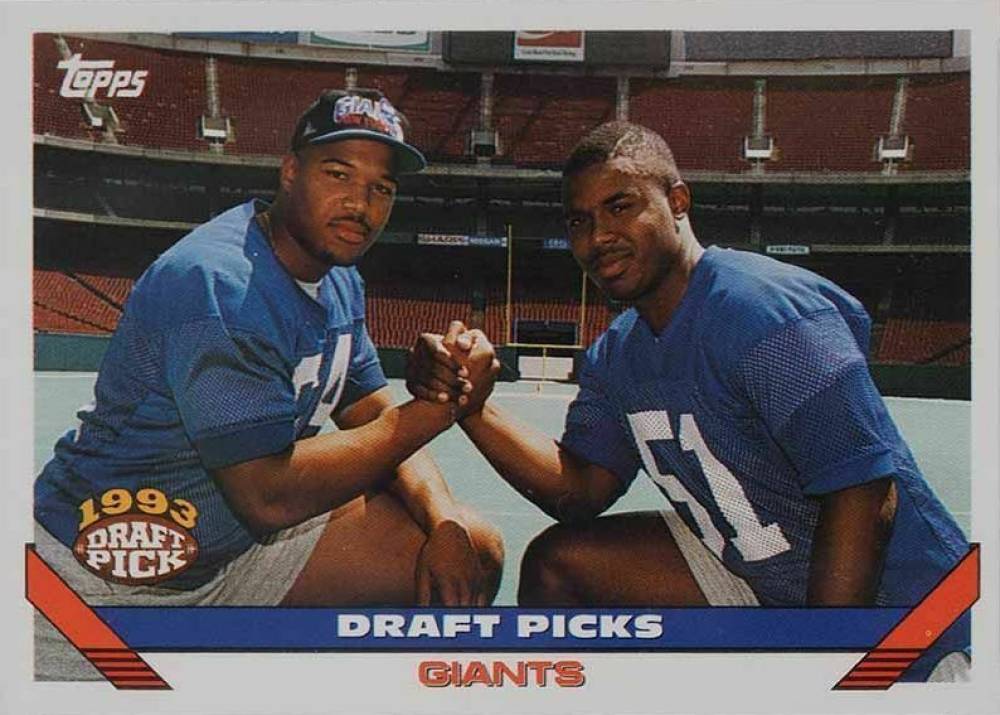 1993 Topps Giants Draft Picks #275 Football Card